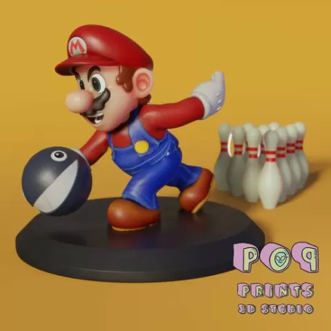 Mario - Super Smash Bros Bowling !