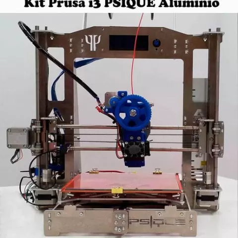 Prusa i3 Steel PSIQUE Aluminium and Steel printed parts - Createc 3D