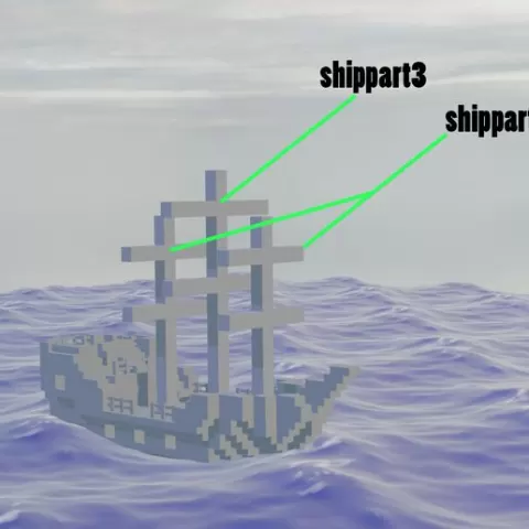 Minecraft Galleon shipwreck