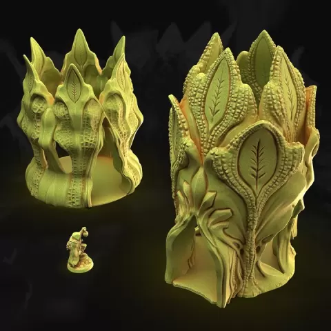 Leaf Pavillons by 3DHexes