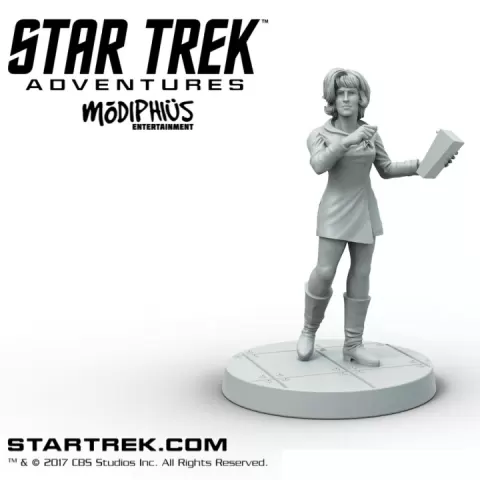 Star Trek Adventures - Print at Home - Miniatures TOS Bridge Crew - Christine Chapel by Modiphius Entertainment