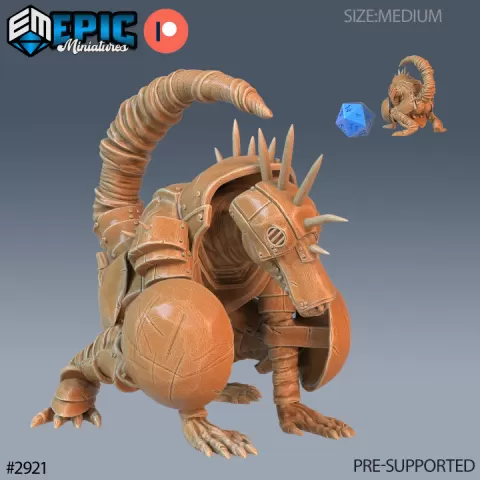 Commander Kobold Sitting / Draconic War Lizard / Dragonborn Lord / Reptilian Humanoid / Dragonkin / Dragon Servant by Epic-Miniatures