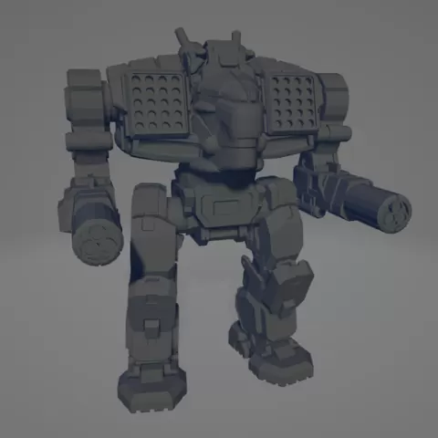 Half ManSnake Mech