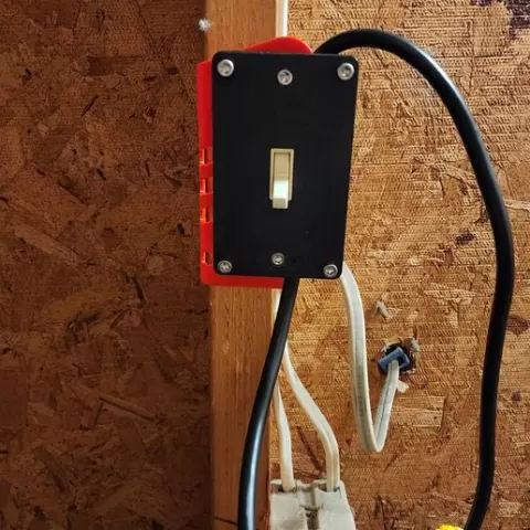 single switch electrical box