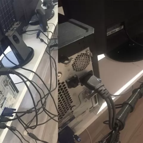 Large cable organizer