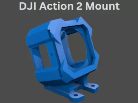 DJI ACTION 2 TBS SOURCE ONE V5 FPV Mount