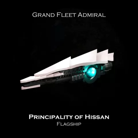 SCI-FI Ships Flagship - Principality of Hissan - Presupported by Grand Fleet Admiral Tabletop
