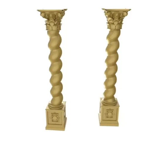 Antique Columns Aquarium Decor