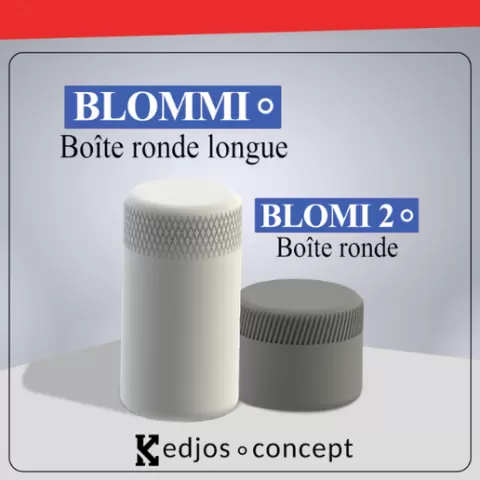 BLOMMI ( Long round box)