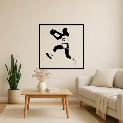 Magic Johnson Magic Johnson Nba Wall Art Framed