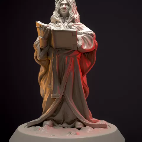 Mages - librarian by Sam Bolotnikov