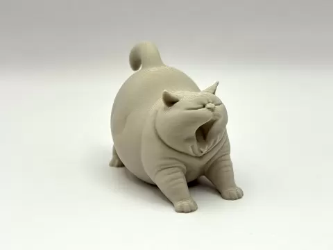 Yawning Chonk Cat