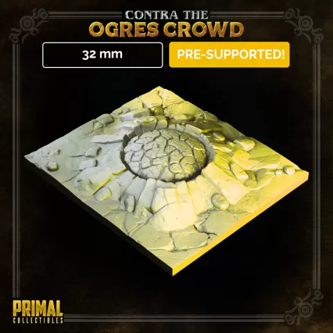 Cave Hole - CONTRA THE OGRES CROWD - MASTERS OF DUNGEONS QUEST by PRIMAL Collectibles