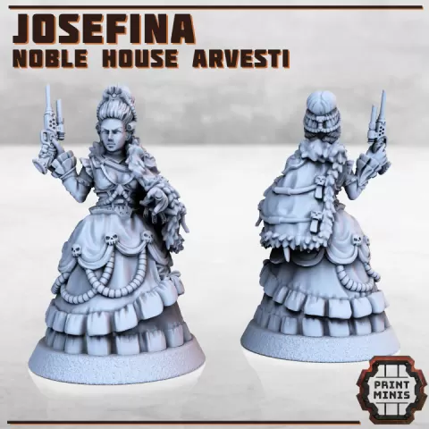 Josefina - Noble Courtier, House Arvesti by Print Minis
