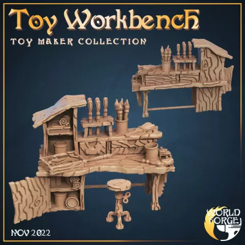 Toy Workbench by Embernell Studio