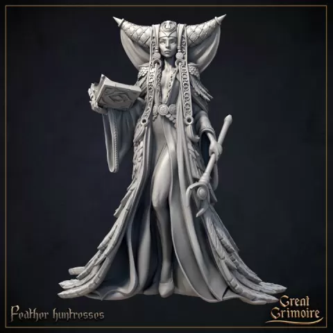 Feathered Priestess by Great Grimoire