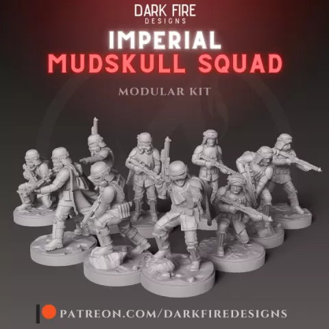 Mud Skull Trooper Squad by Dark Fire Designs