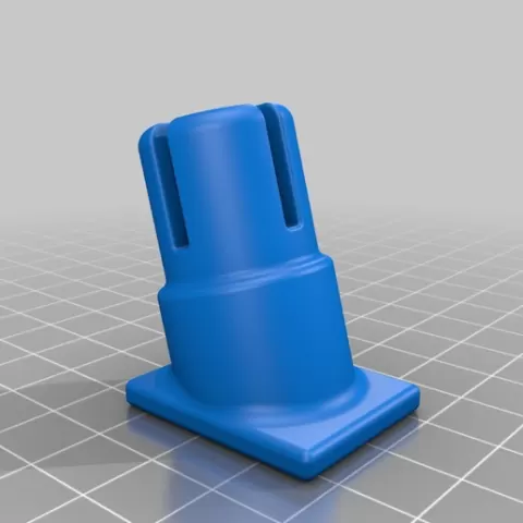Lighter plug with mount flang