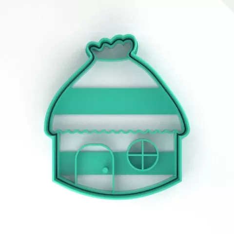 House cutter for cookie dough