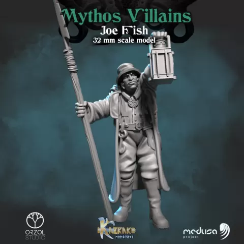 Joe Fish - Mythos Villains by Sculptorium of Madness