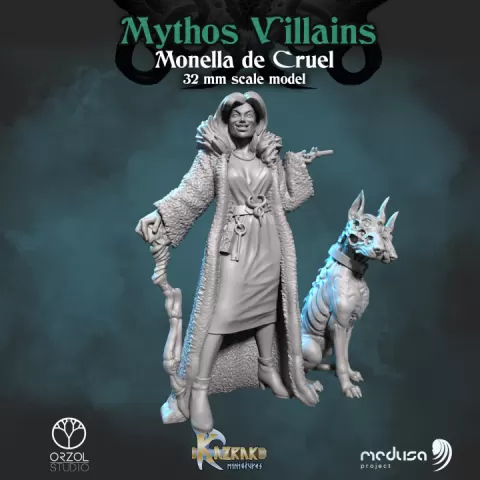 Monella de Cruel - Mythos Villains by Sculptorium of Madness