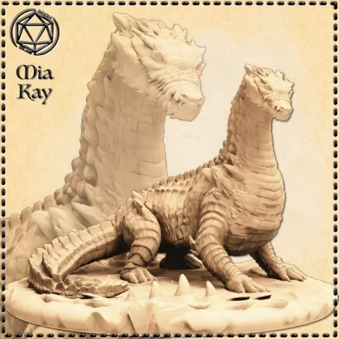 Giant Lizard by M3DM