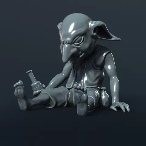 Drunk goblin by Moonshine Miniatures