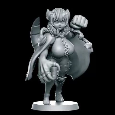 Slaughters Team Iruru Anime - Fantasy Football 32mm by RN Estudio
