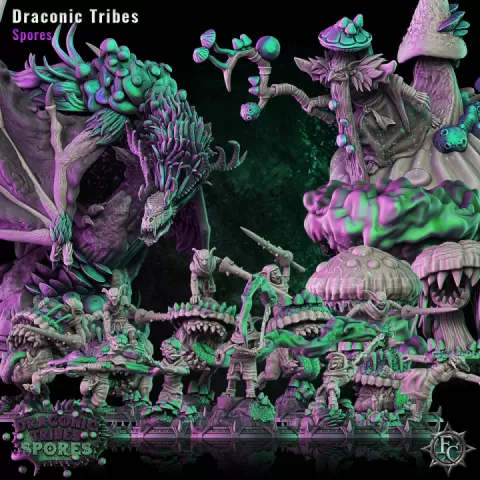 Draconic Tribes - Spores Bundle by Fleshcraft Studio