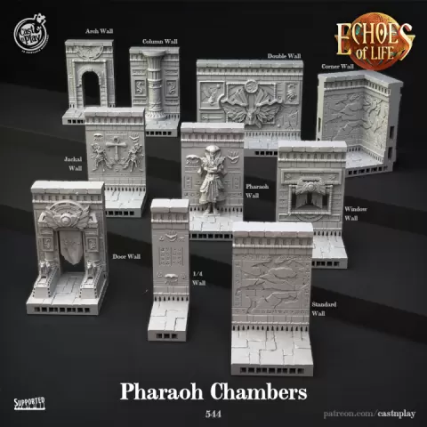 Pharaoh Chambers (Pre-Supported) by Cast n Play