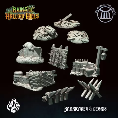 Rubbles and Barricades - Ruins of Hollow Hills by Crippled God Foundry