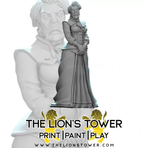 Duchess Thelma Von Thumper (32mm scale presupported miniature) by The Lion's Tower Adventurers Guild