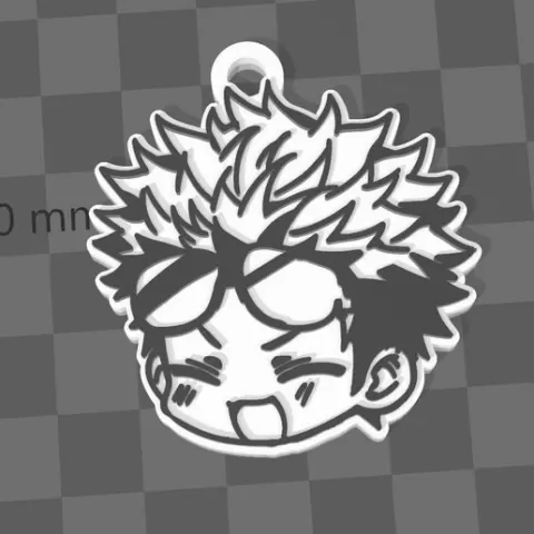 gojo satoru key ring
