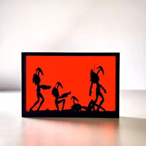 Star Wars Droid Silhouette Art