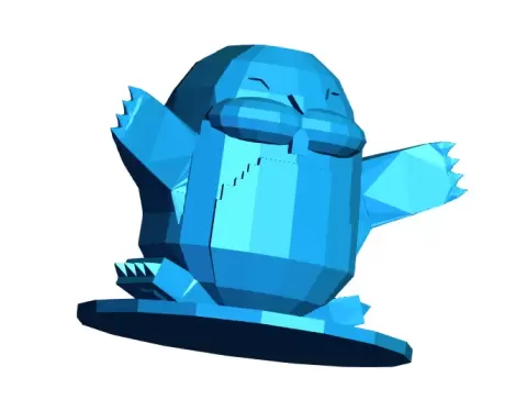 low poly moledude