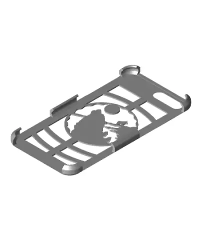 Wolf iPhone 8 Plus Case.stl