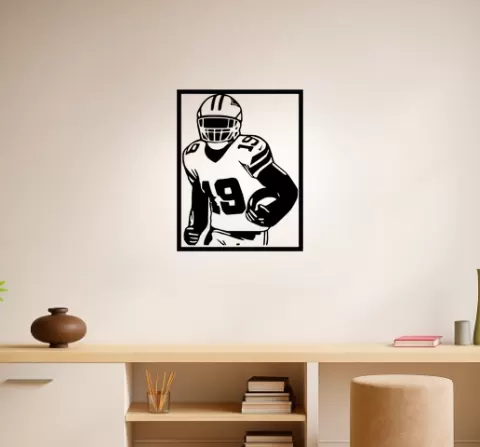 Joe Namath Joe Namath American Football Wall Art Framed