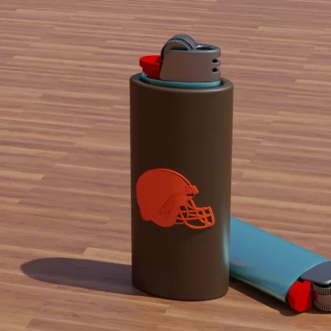 Cleveland Browns Bic Lighter Case