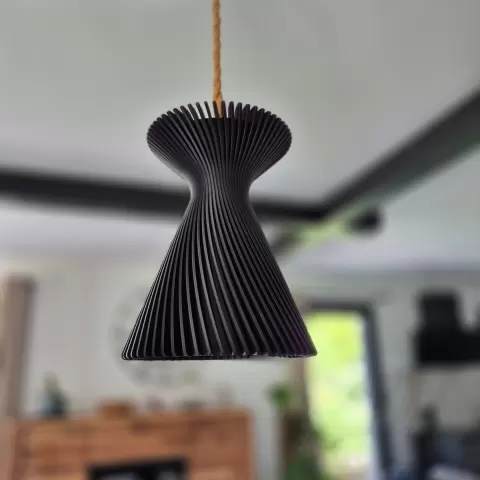 Tippy pendant lamp shade.stl