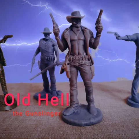 Old Hell the gunslinger by Rudolf Arendt
