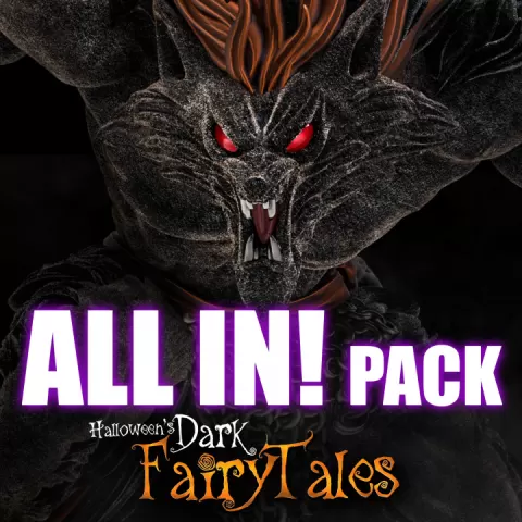 Halloween's Dark FairyTales All in Pack (with scenery/Centerpiece) by Heroes Infinite
