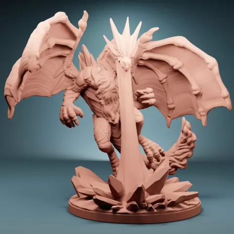 Ice Dragon (Father of Frost) Alternate Pose by The Lost Adventures Co.