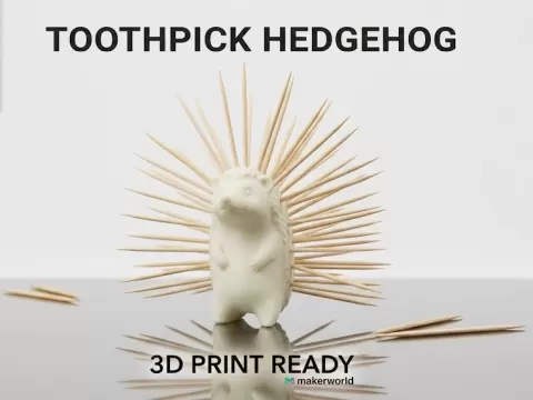 Toothpick Hedgehog