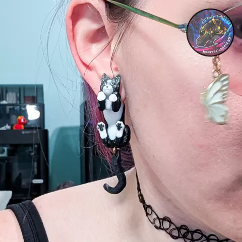 cat earrings