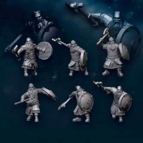 6x Kalak Warrior | Kalak Dwarves | Davale Games | Fantasy by Davale Games ©