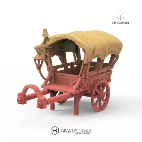 Covered Wagon by Gracewindale Mini Scenery