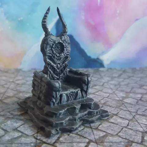 Possessed Stone Throne by Cory Door