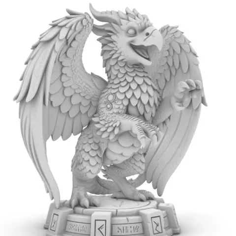 Ancient Griffin Guardian – Mythical Winged Beast Figurine / Antiker Greifen‑Wächter – Geflügelte Fantasiefigur