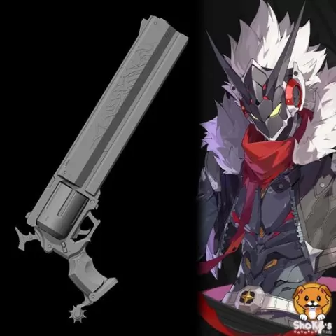 Billy Stellar - Gun - Zenless Zone Zero Cosplay Prop