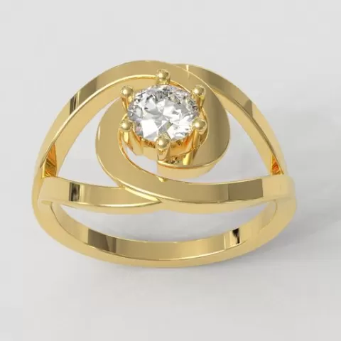 5mm Diamond Solitaire Ring